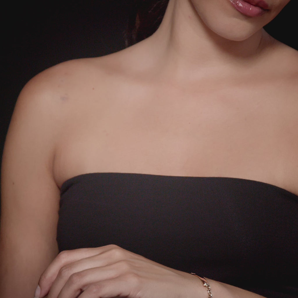 3mm Open-Link™ Monogram Bracelet by HOORSENBUHS®, in motion