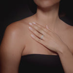 Dame Tri-Link Antiquated ring by HOORSENBUHS®, in motion