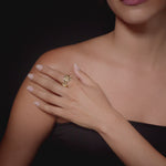 Quad Link ring by HOORSENBUHS®, in motion