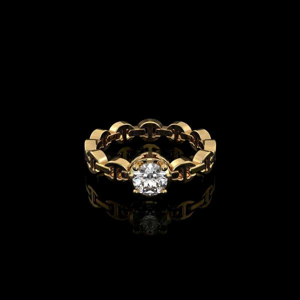 Micro II Single Solitaire with .5 Carat Diamond