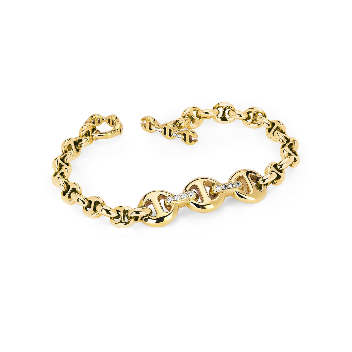 ID Bracelet in 18K yellow gold