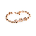 ID Bracelet in 18K rose gold, view 2