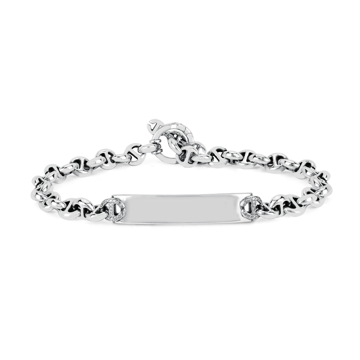 5mm Open-Link™ Monogram Bracelet in sterling silver