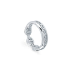 Le Teef Dame ring in 18K white gold, view 2