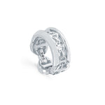 Le Teef Classic ring in 18K white gold, view 2