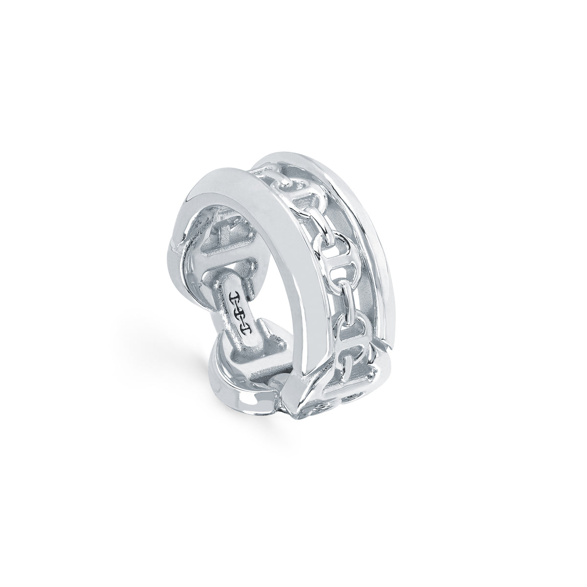 Le Teef Classic ring in 18K white gold, view 2