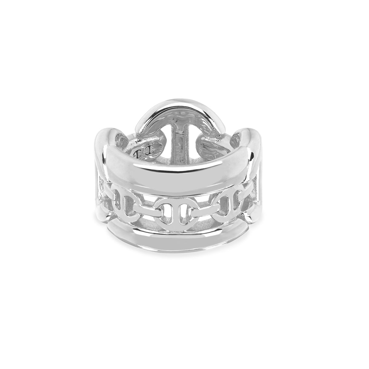 Le Teef Quad ring in sterling silver by HOORSENBUHS®