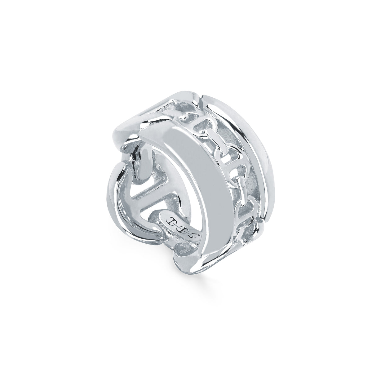 Le Teef Quad ring in 18K white gold, view 2