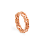Wall Dame ring in 18K rose gold, view 2