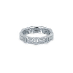 Wall Dame ring in 18K white gold