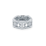 Wall Classic ring in 18K white gold