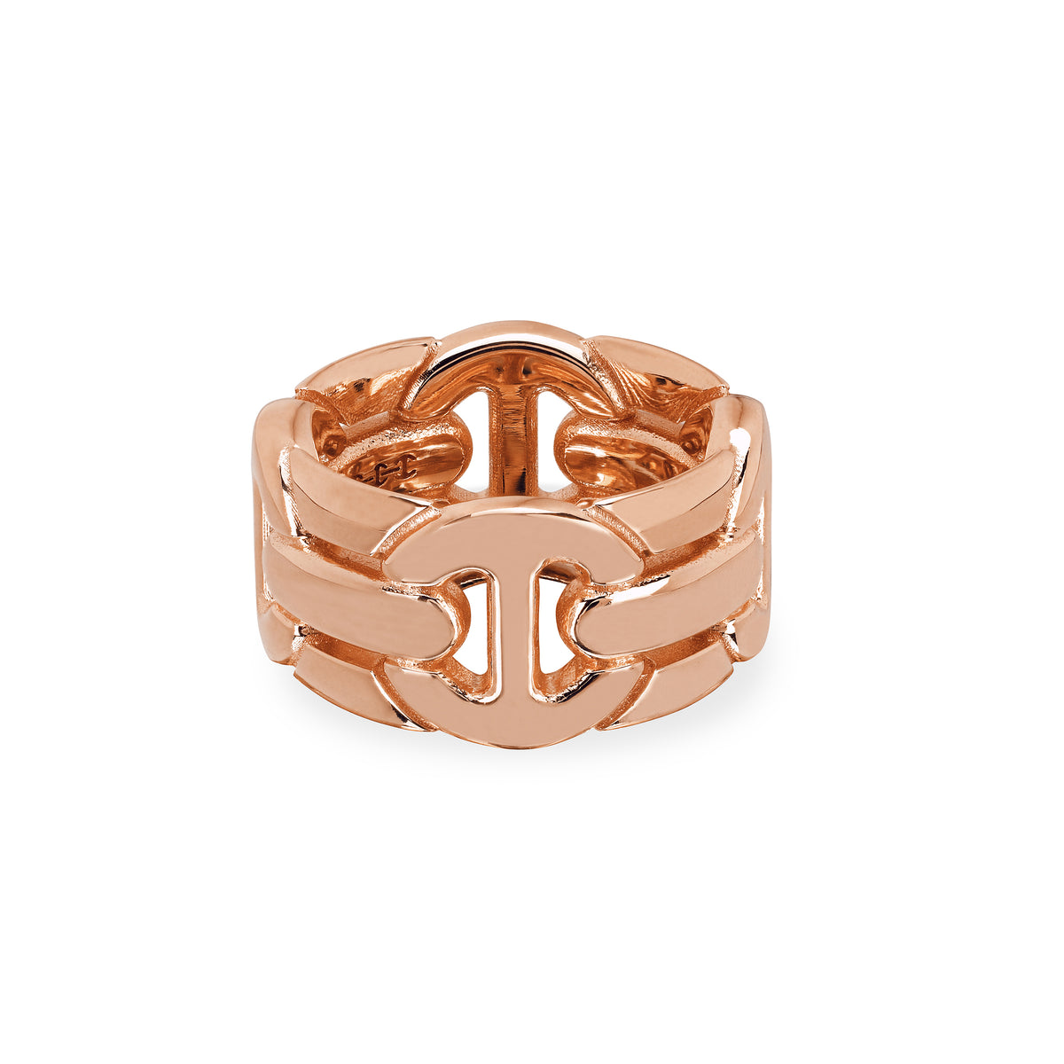 Wall Quad ring in 18K rose gold
