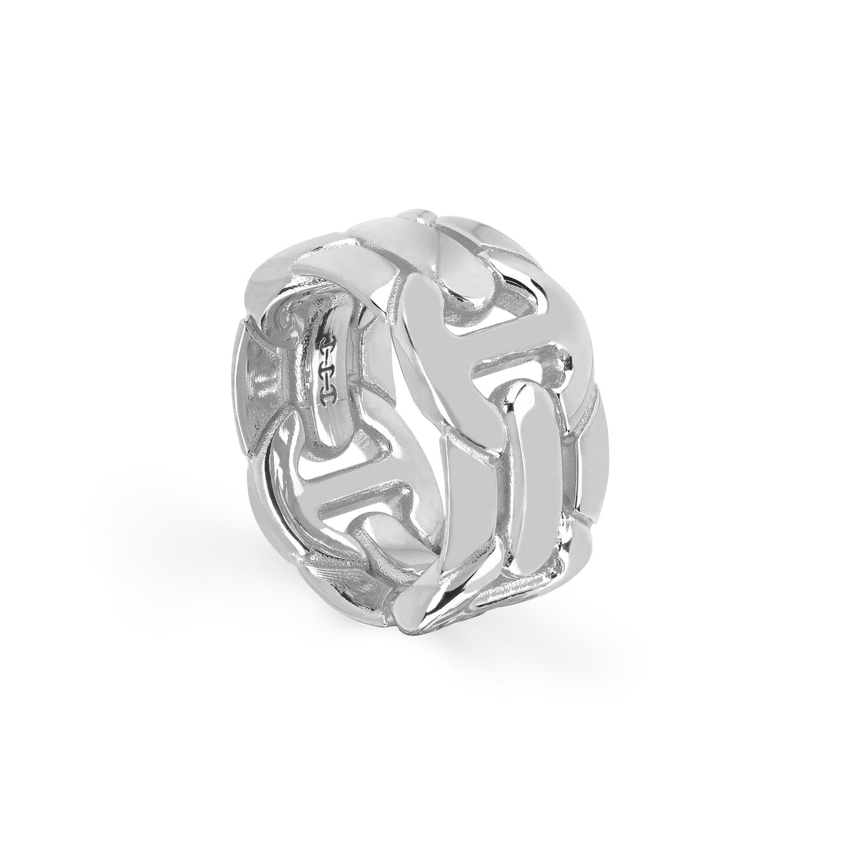 Wall Quad ring in sterling silver