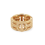 Wall Quad ring in 18K yellow gold by HOORSENBUHS®
