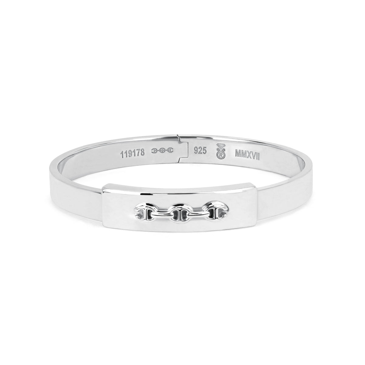 Slot Cuff in sterling silver by HOORSENBUHS®