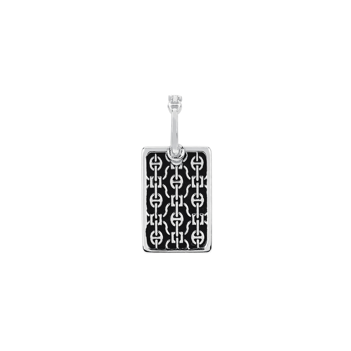 Rectangle Lace Pendant in sterling silver by HOORSENBUHS®