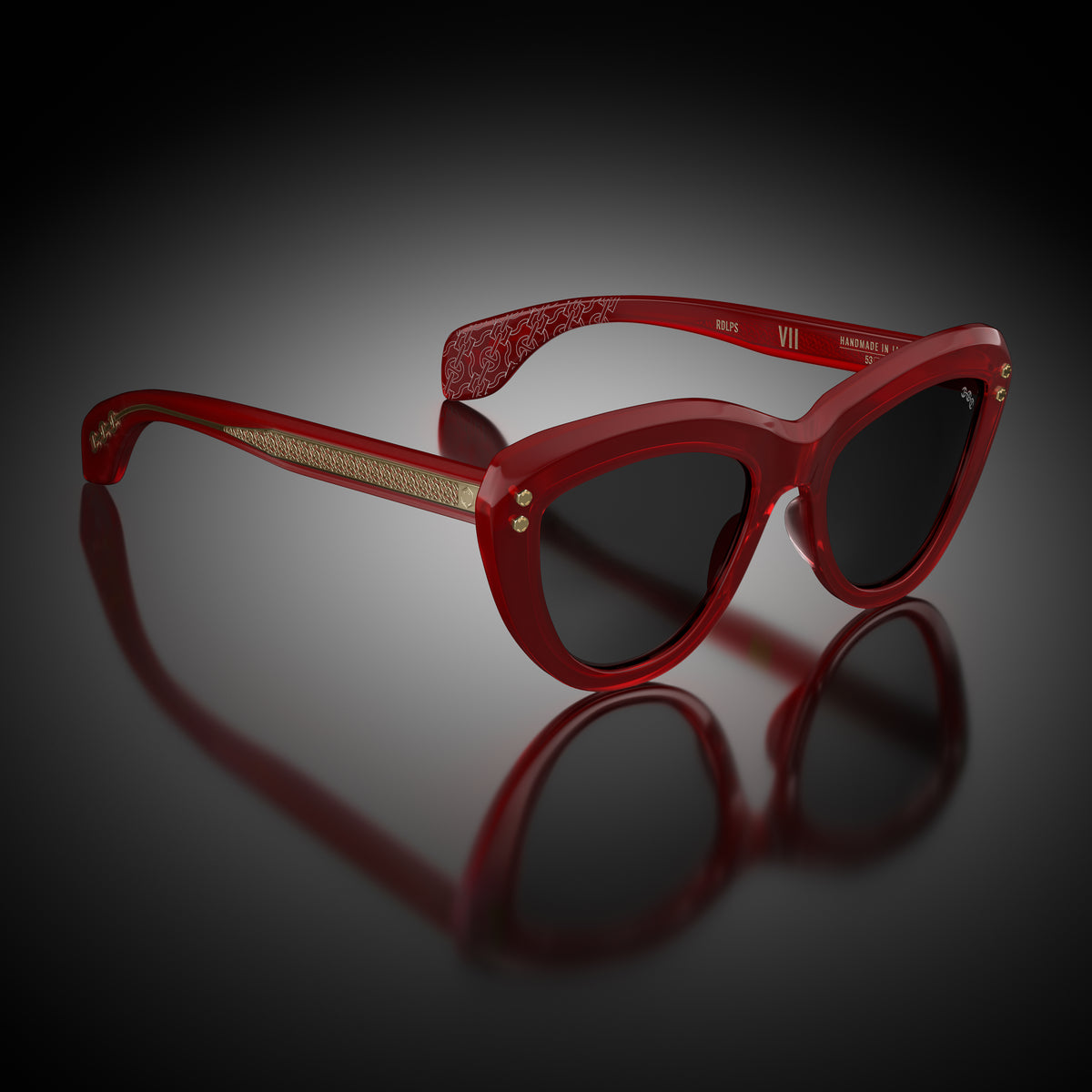 Model VII eyewear in Redlips by HOORSENBUHS®
