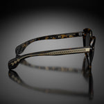 Model VII eyewear in Tokyo Tortoise, side view