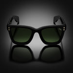 Model I eyewear in Black, front view