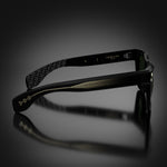 Model I eyewear in Black, side view