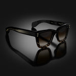 Model I eyewear in Black and Tortoise Fade by HOORSENBUHS®