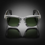 Model I eyewear in Crystal, front view