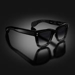 Model I eyewear in Black and Grey Tortoise Fade by HOORSENBUHS®