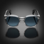 Model II eyewear in Crystal, front view