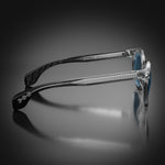 Model II eyewear in Crystal, side view