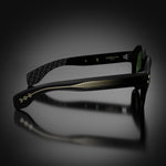 Model III eyewear in Black, side view