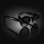 Model III eyewear in Black and Grey Tortoise Fade by HOORSENBUHS®