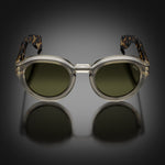 Model III eyewear in Wheat Crystal, front view