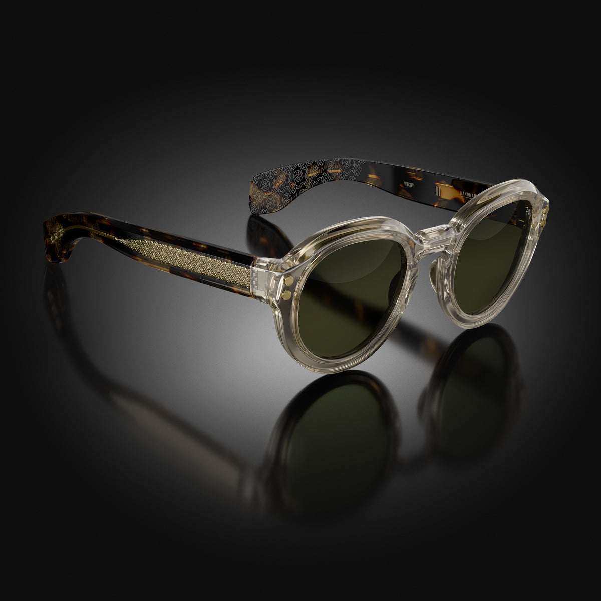 Model III eyewear in Wheat Crystal by HOORSENBUHS®