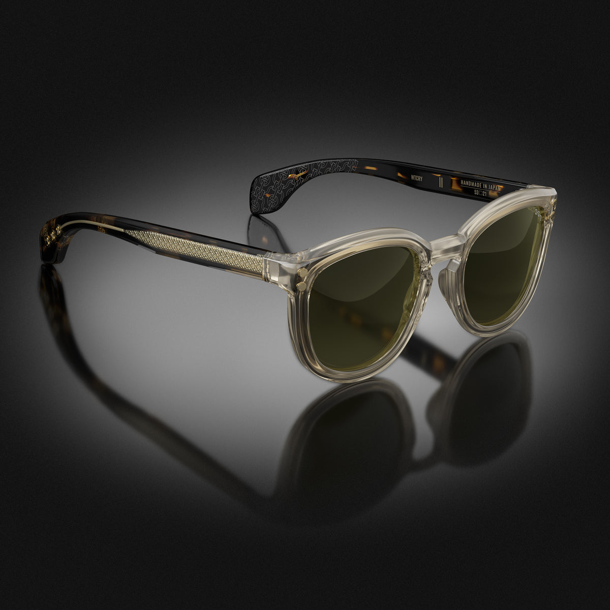 Model II eyewear in Wheat Crystal by HOORSENBUHS®