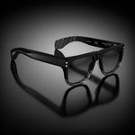 Model VIII eyewear in Black and Grey Tortoise Fade by HOORSENBUHS®