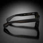 Model VIII eyewear in Matte Black, side view
