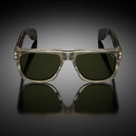 Model VIII eyewear in Wheat Crystal, front view
