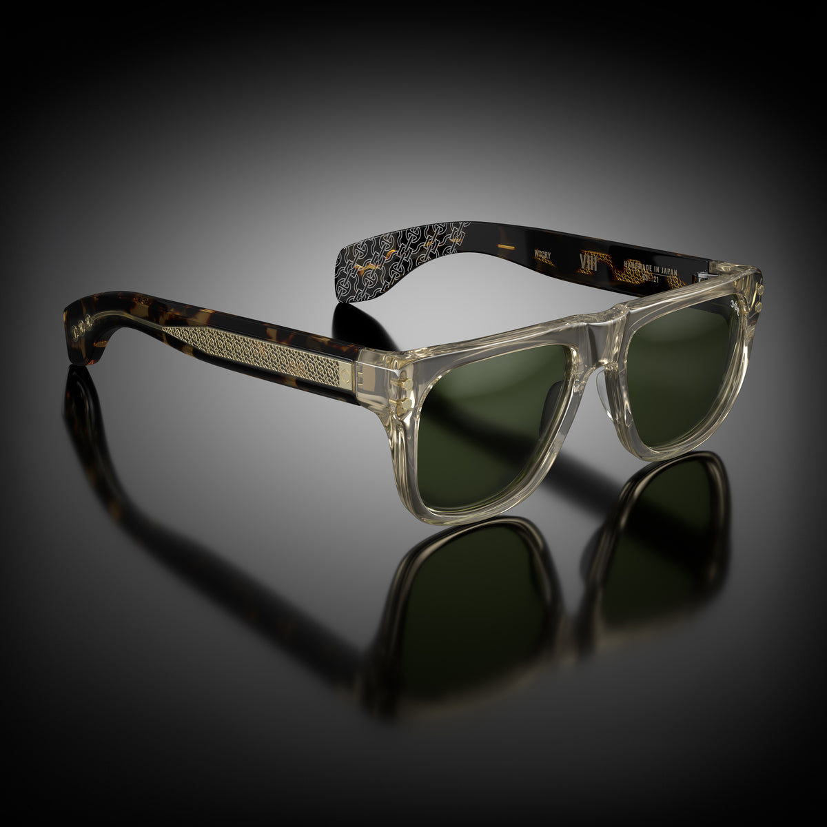 Model VIII eyewear in Wheat Crystal by HOORSENBUHS®