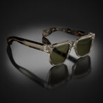 Model V eyewear in Wheat Crystal by HOORSENBUHS®