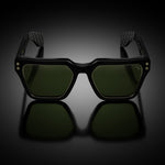 Model X eyewear in Black, front view