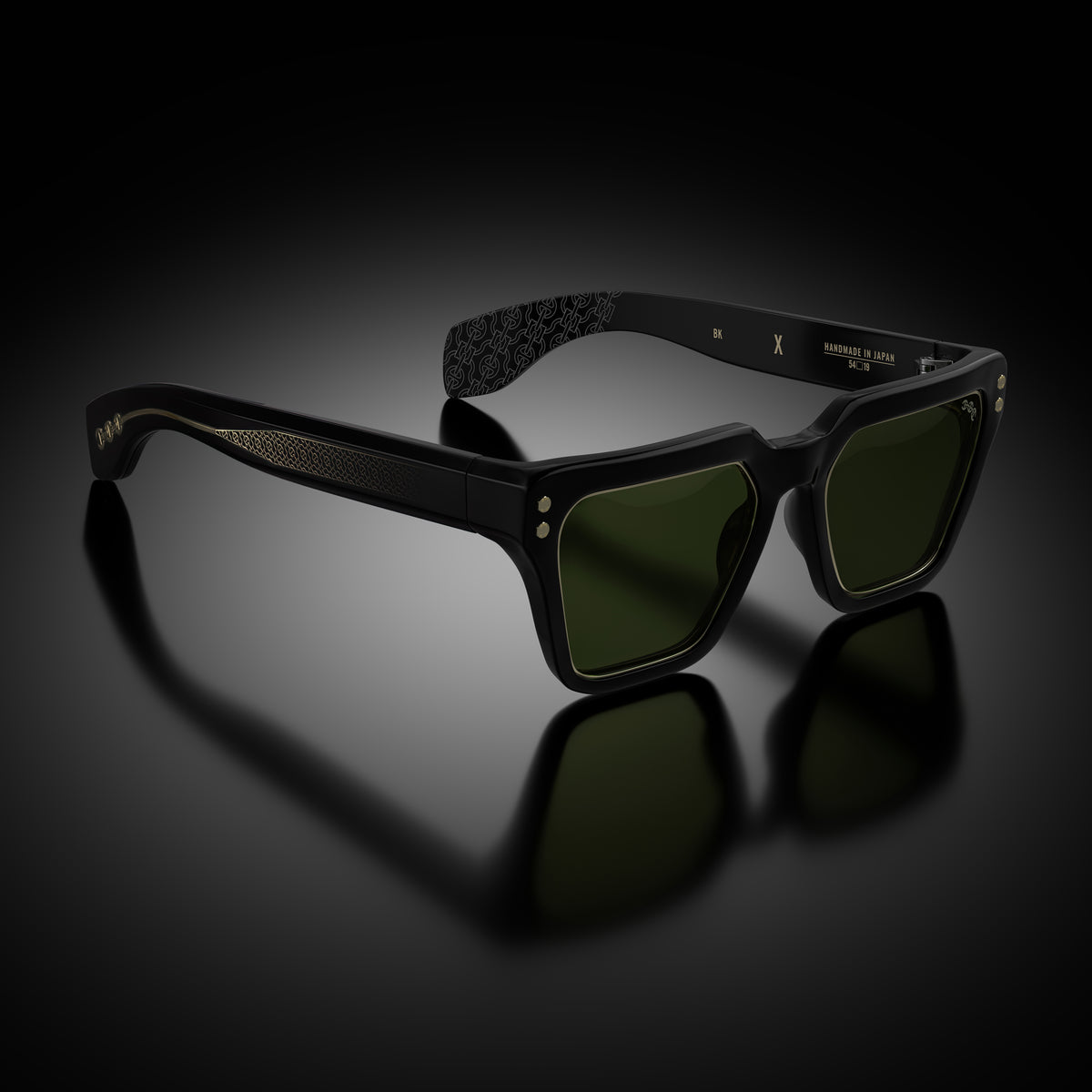 Model X eyewear in Black by HOORSENBUHS®