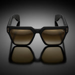Model X eyewear in Matte Black, front view