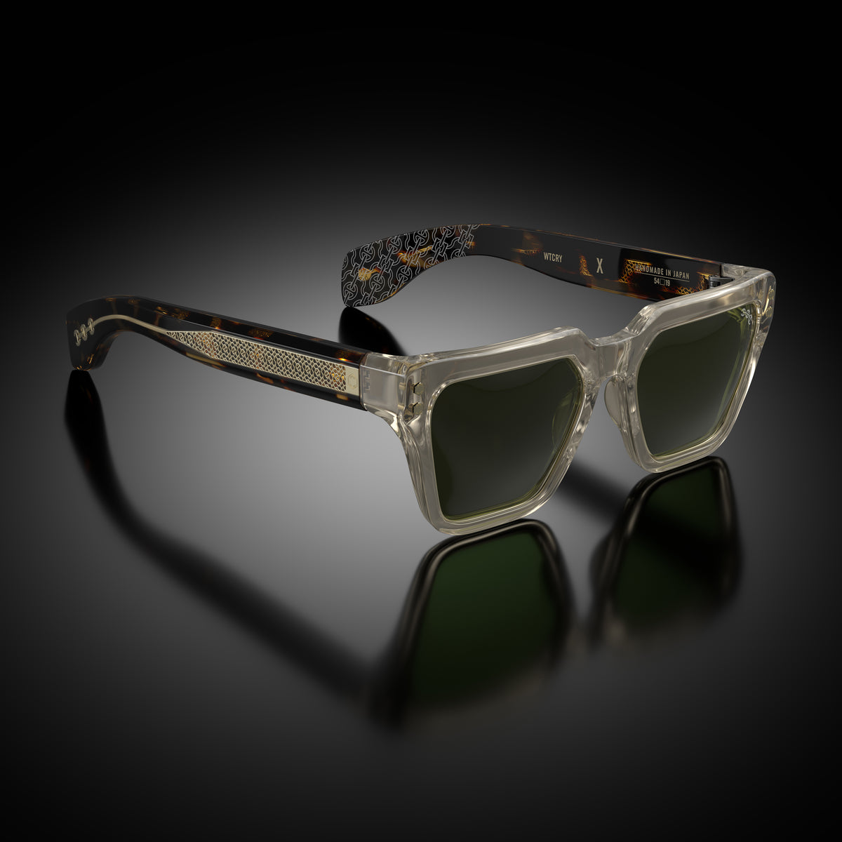 Model X eyewear in Wheat Crystal by HOORSENBUHS®