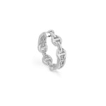 Le Teef Deux Dame ring in sterling silver