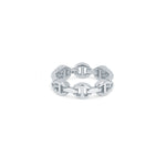 Le Teef Deux Dame ring in 18K white gold