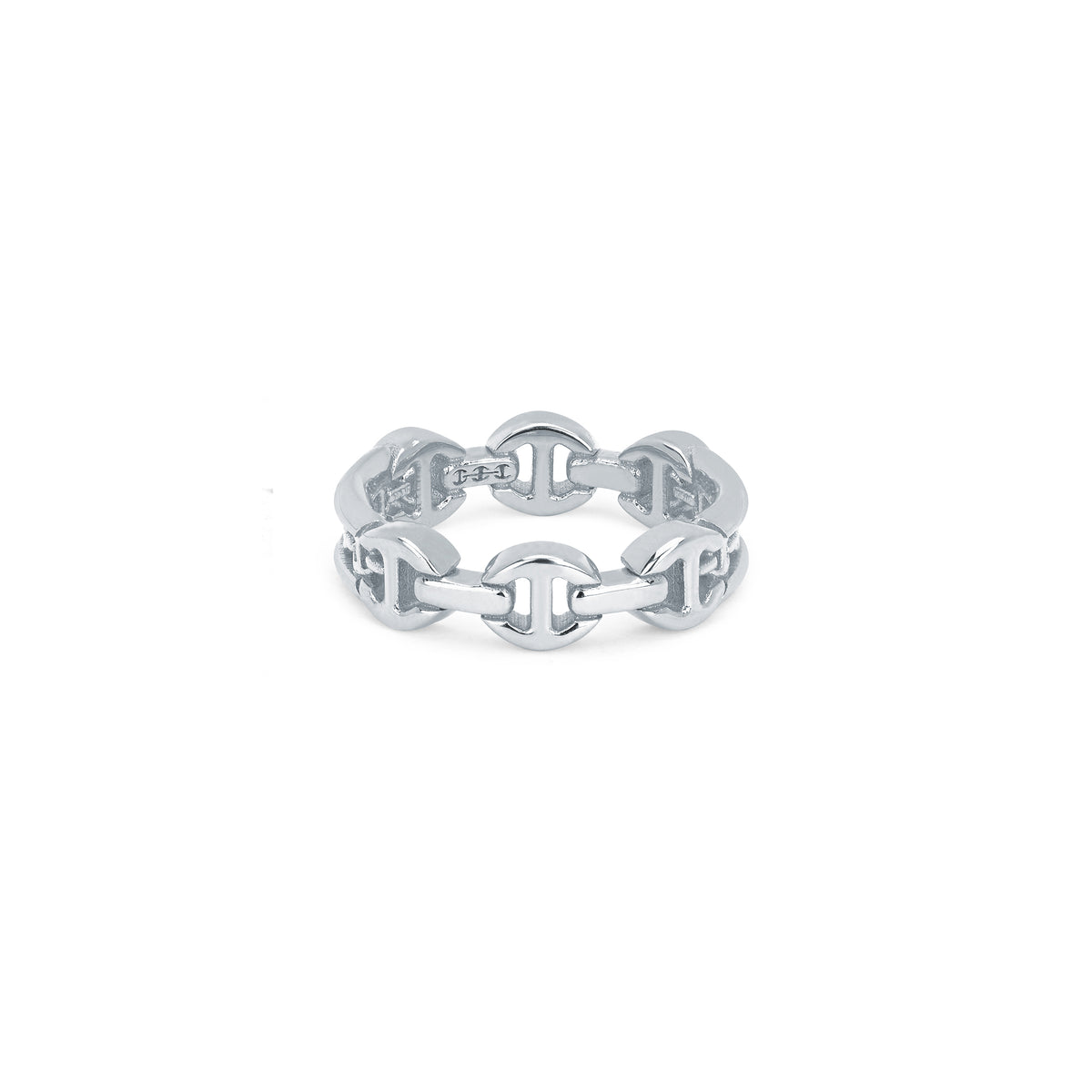 Le Teef Deux Dame ring in 18K white gold